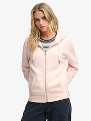 Վարդագույն - Superdry Signature Emb Zip վերնաշապիկ - Պատկեր 1 7-ից