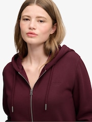 Superdry Red Signature Emb Zip Hoodie - Image 4 of 7