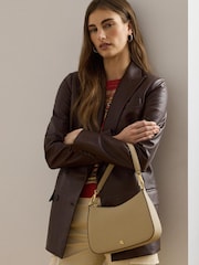 Lauren Ralph Lauren Brown Danni 26 Shoulder Bag - Image 6 of 7