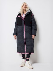 SCAMP & DUDE Black Puffer Coat - Image 1 of 6