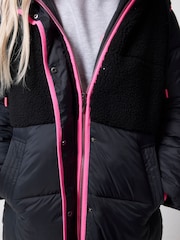 SCAMP & DUDE Black Puffer Coat - Image 6 of 6