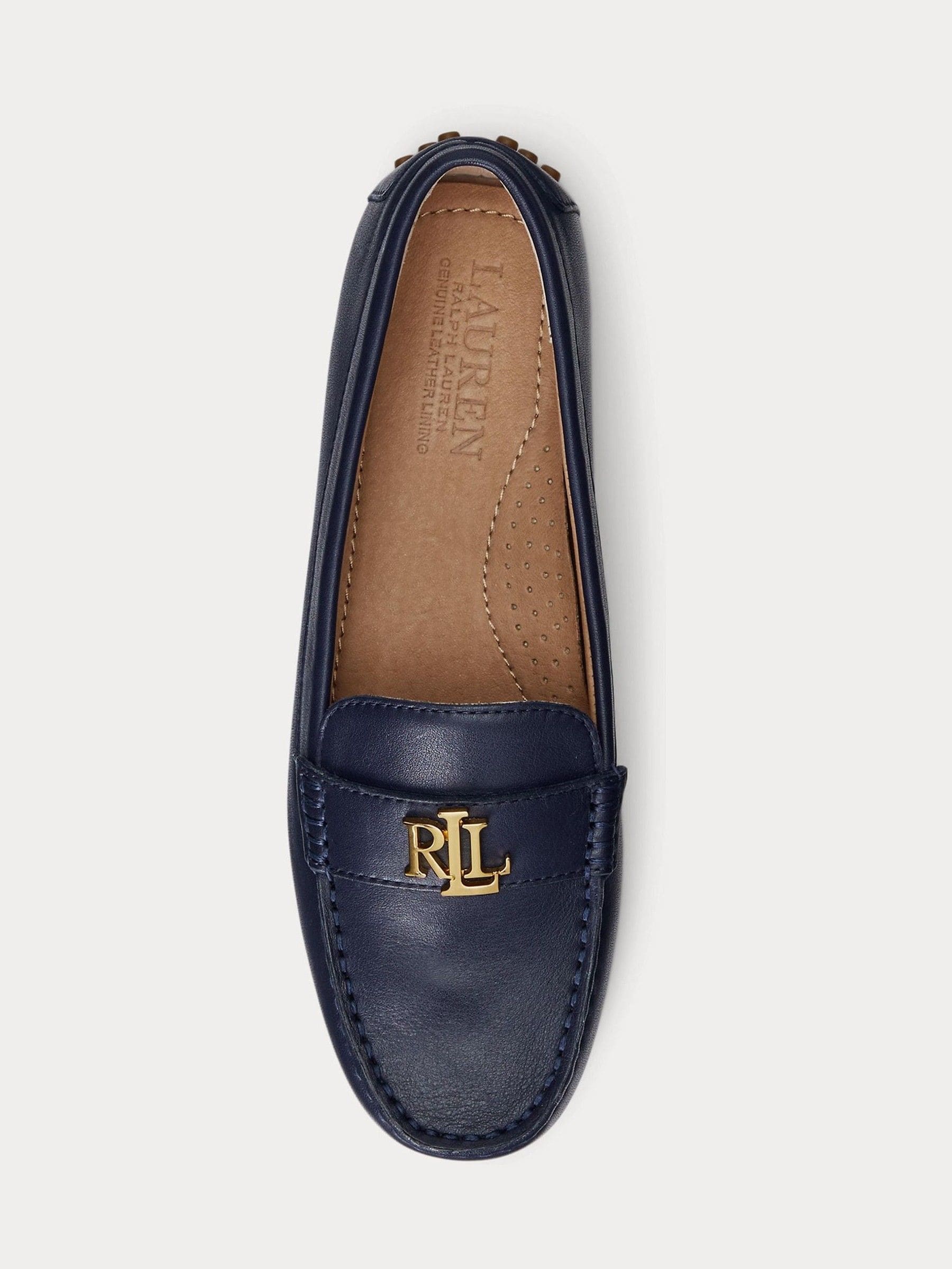 Buy Lauren Ralph Lauren Blue Barnsbury Driver Flats from Next USA
