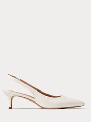 Lauren Ralph Lauren White Lolah Ii Pumps Slingbacks - Image 1 of 4