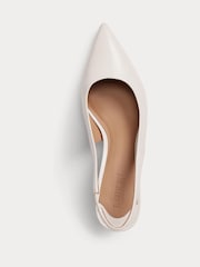 Lauren Ralph Lauren White Lolah Ii Pumps Slingbacks - Image 3 of 4
