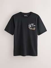 Black Halloween Jersey Pyjamas Set - Image 8 of 10