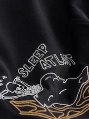 Black Halloween Jersey Pyjamas Set - Image 9 of 10