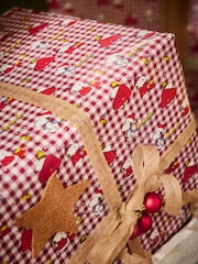 Red Snoopy Extra Wide 10M Christmas Wrapping Paper - Image 1 of 4