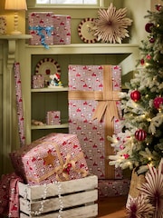 Red Snoopy Extra Wide 10M Christmas Wrapping Paper - Image 2 of 4