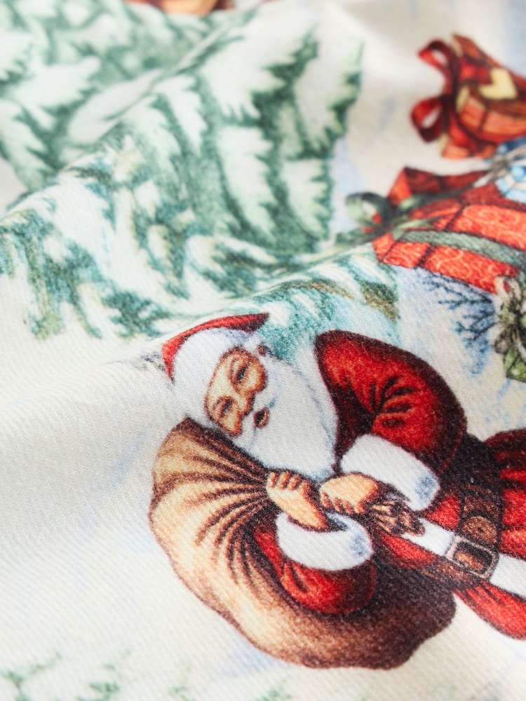 Vintage Santa Ecru Button Through Set Family Matching Christmas Pyjamas Set - Image 10 of 10