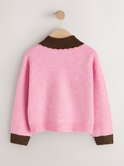 Pink House Embroidered Jumper (3-16yrs) - Image 6 of 8