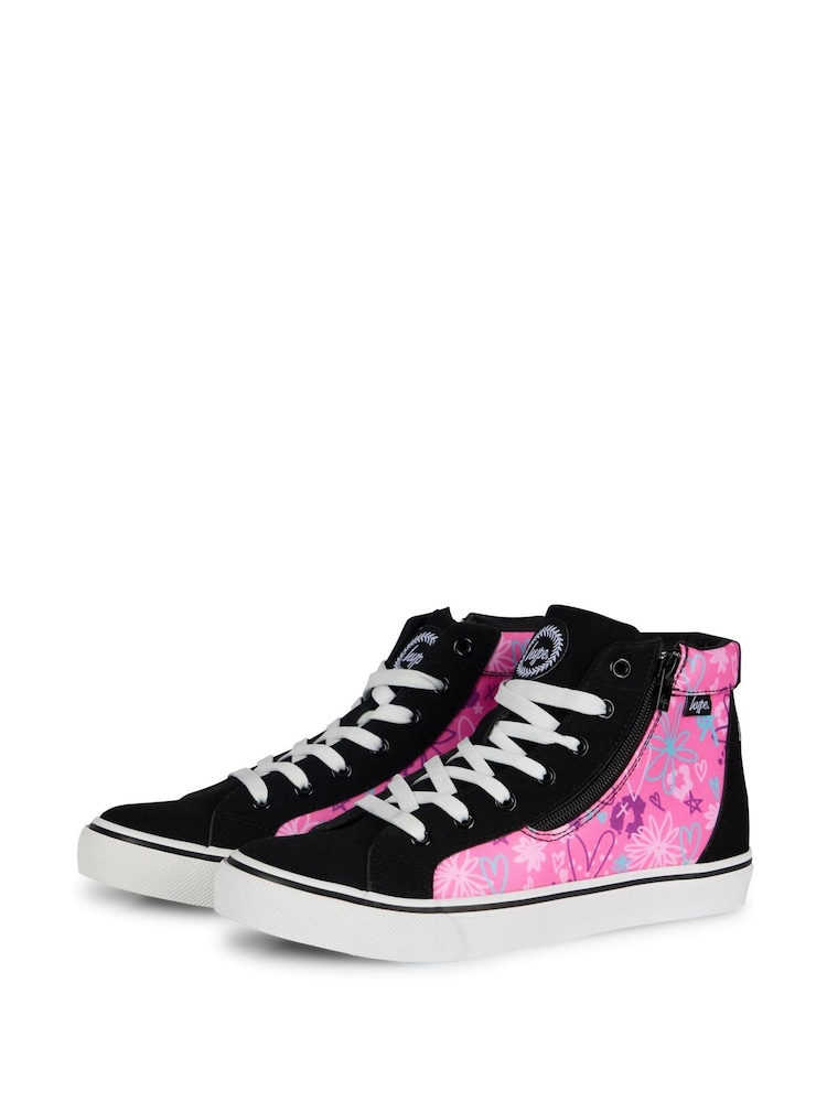 Hype. Ovabo Black Trainers - Image 2 of 4 Hype. Ovabo Black Trainers - Image 2 of 4