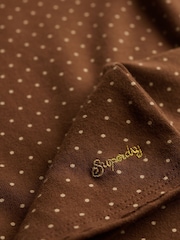 Superdry Brown Bardot Off Shoulder Top - Image 2 of 2