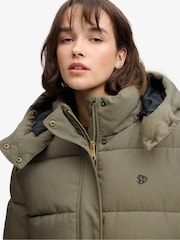 Superdry Premium Hood Check Puffer բաճկոն - Պատկեր 4 7-ից