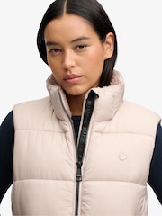 Superdry Cream Borg Lined Gilet - Image 3 of 4