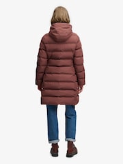 Superdry Brown City Mid Padded Jacket - Image 2 of 9