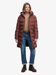 Superdry Brown City Mid Padded Jacket - Image 4 of 9