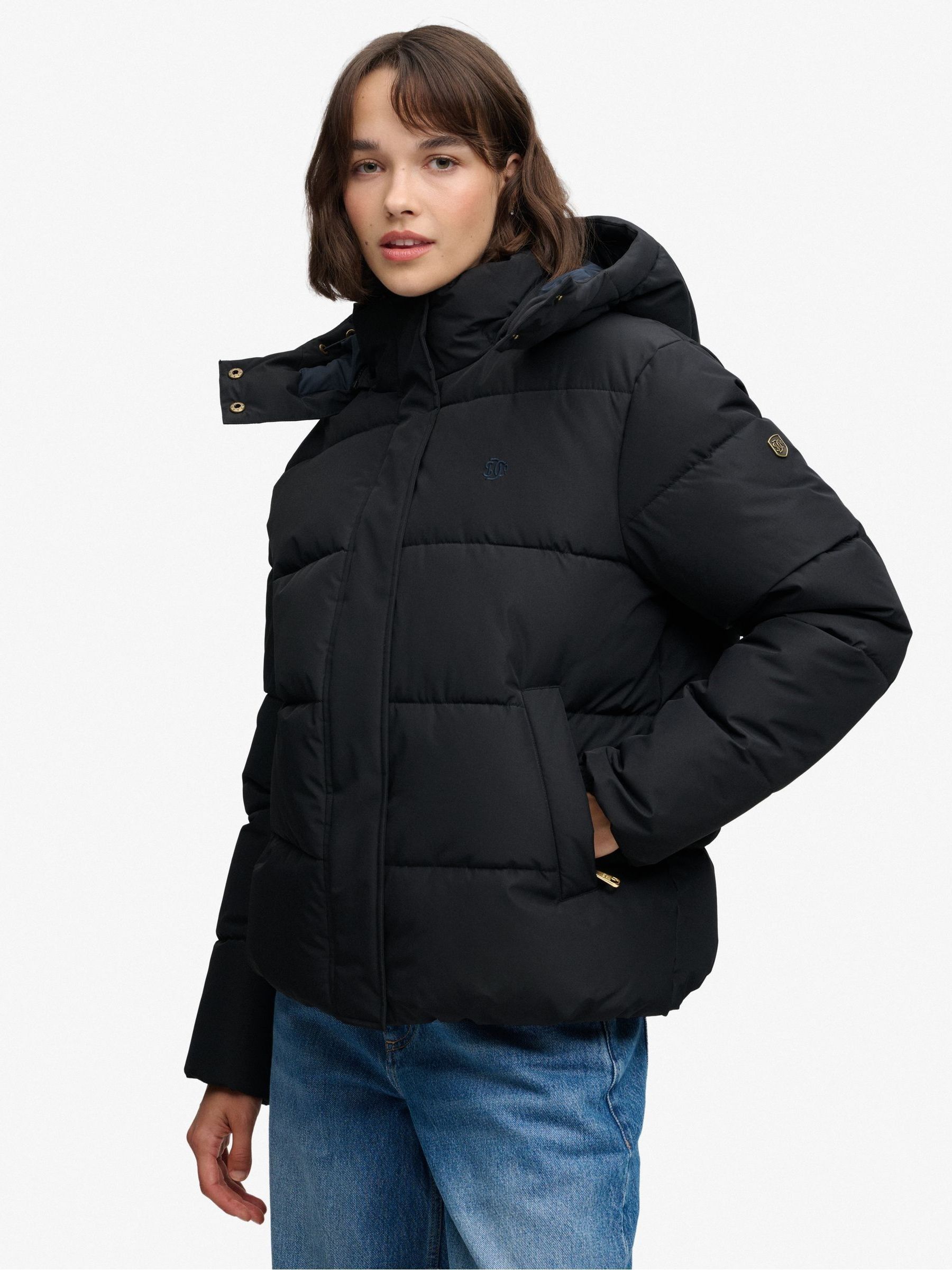 Superdry Women's Noir Down Jacket Premium - Image 3