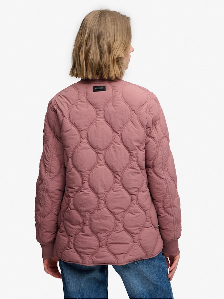Superdry Red Short Onion Quilt Liner Jacket - Image 2 of 8 Superdry Red Short Onion Quilt Liner Jacket - Image 2 of 8