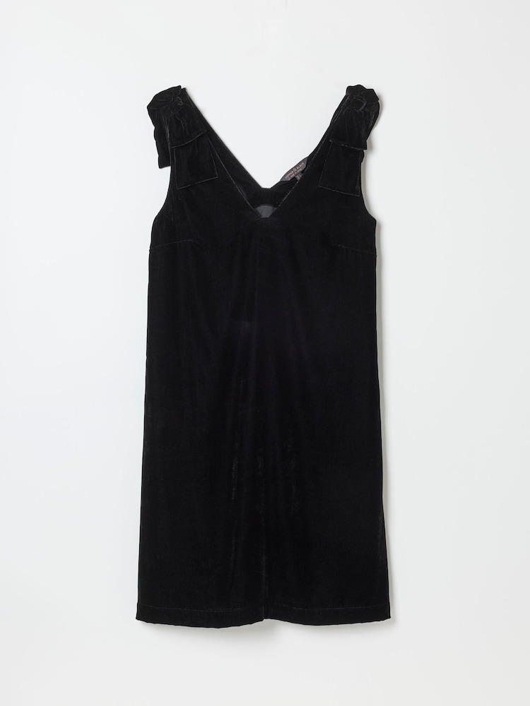 FatFace Nina Black Bow Detail Dress - Image 6 of 6 FatFace Nina Black Bow Detail Dress - Image 6 of 6