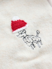Ecru Embroidered Dog Christmas Jumper (3-16yrs) - Image 7 of 8