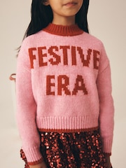 Pink Festliche Ära - Weihnachtspullover (3-16J.) - Bild 2 von 8