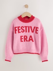 Pink Festliche Ära - Weihnachtspullover (3-16J.) - Bild 4 von 8