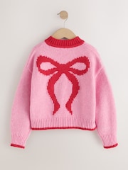 Pink Festliche Ära - Weihnachtspullover (3-16J.) - Bild 5 von 8