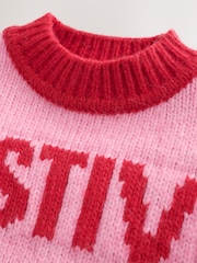 Pink Festliche Ära - Weihnachtspullover (3-16J.) - Bild 6 von 8
