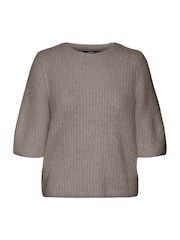 كنزة برقبة مستديرة وكُم قصير من VERO MODA - صورة 6 من 6