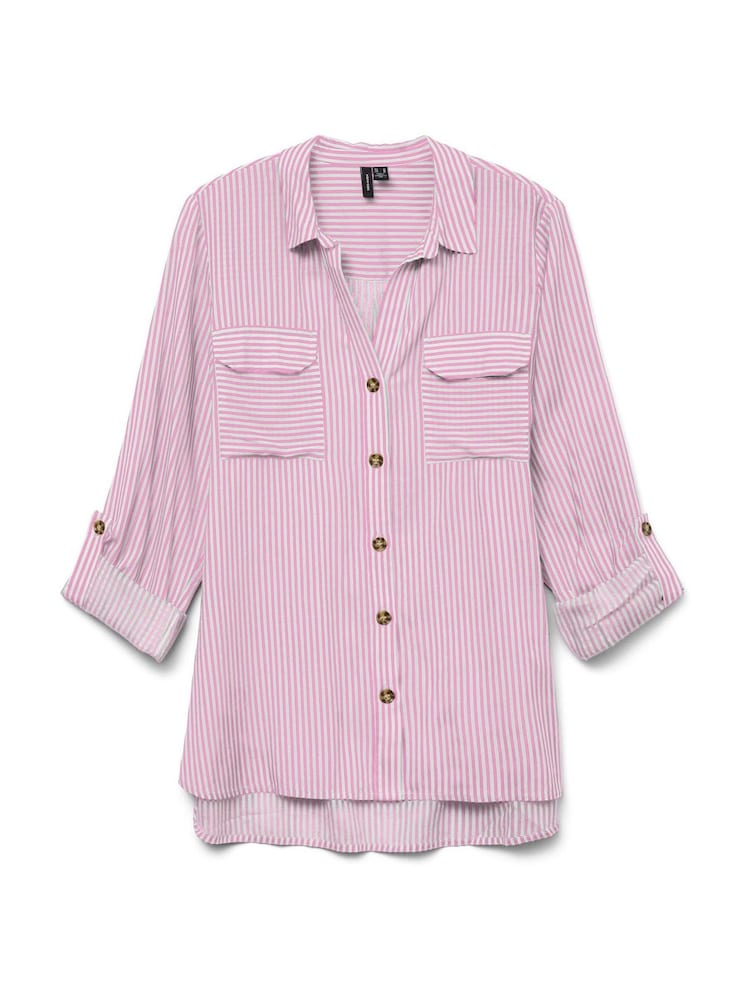 VERO MODA Skjorte med knapper og åpen hals - Bilde 5 av 5
