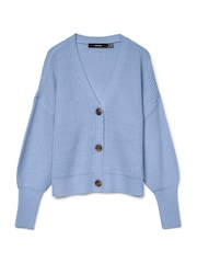 VERO MODA Blue Button Down Knitted Cardigan - Image 1 of 1
