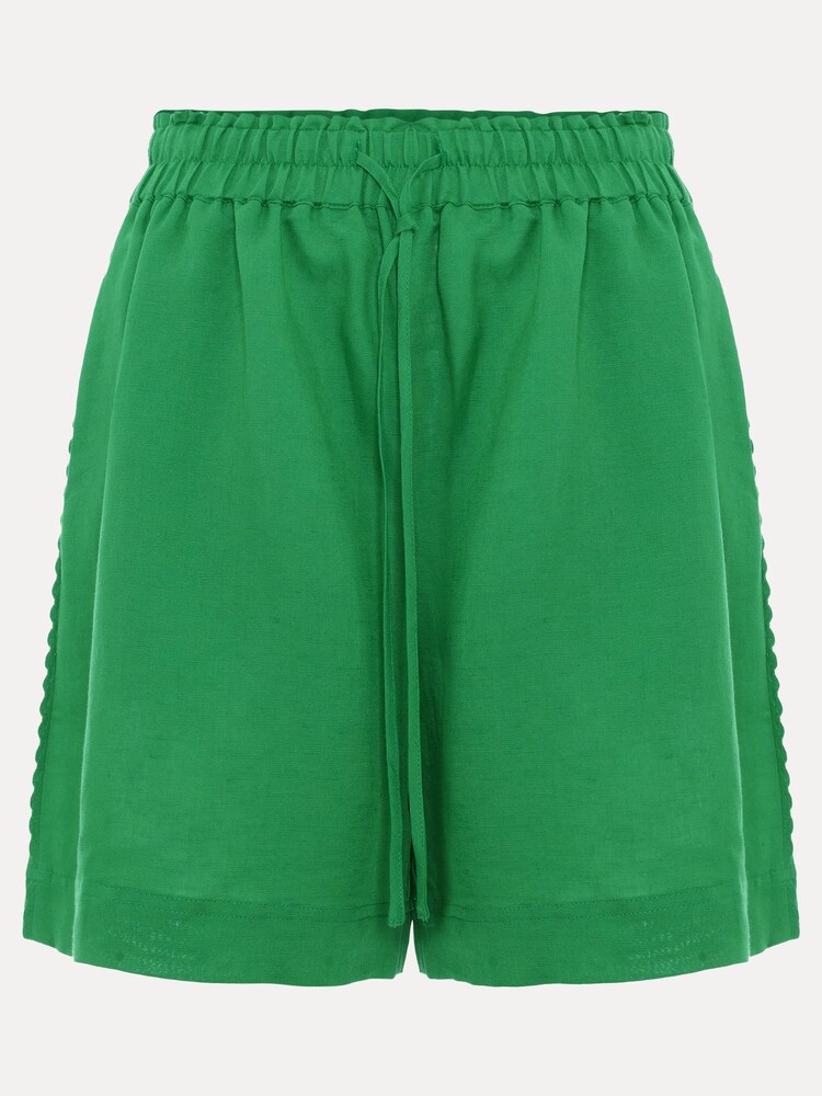 Phase Eight Green Arnie Linen Shorts - Image 6 of 6 Phase Eight Green Arnie Linen Shorts - Image 6 of 6