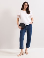 Phase Eight White Rebecca Detail Top - Image 3 of 5