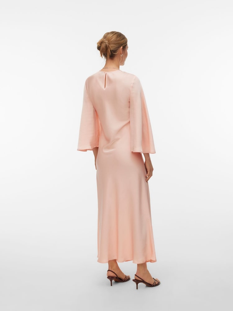 VERO MODA Pink Wide Sleeve Dress - Image 2 of 5