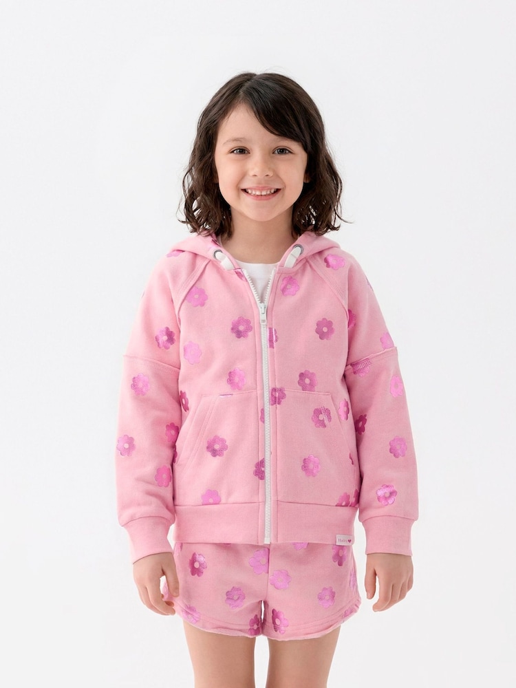 Hatley Blossom Raw Edge Hoodie - Imaginea 1 din 4