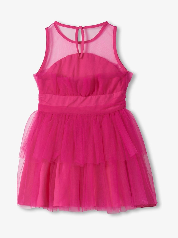 Hatley Pink Fuchsia Tulle Special Dress - Image 3 of 3