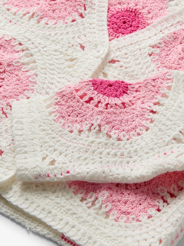 Hatley Natural Flower Crochet Jumper - Image 3 of 3 Hatley Natural Flower Crochet Jumper - Image 3 of 3