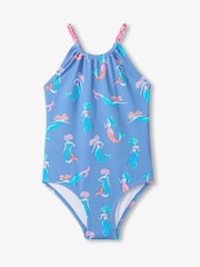 Hatley Blue Salty Mermaids Gather Front Swimsuit - Image 2 of 4