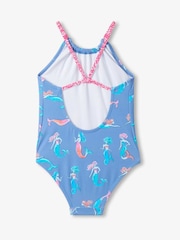Hatley Blue Salty Mermaids Gather Front Swimsuit - Image 3 of 4