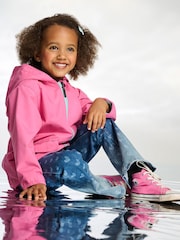 Hatley Pink Reveal Butterflies Microfiber Rain Coat - Image 1 of 7