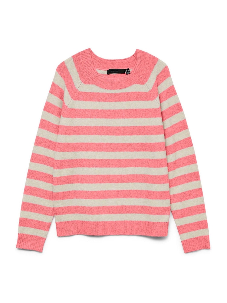 VERO MODA Red Round Neck Soft Touch Cosy Knitted Jumper - Image 1 of 1