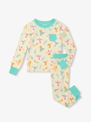 Hatley Sketchy Cameras Bamboo Viscose White Pyjamas Set - Image 1 of 1