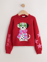 Dalmation Dog Red - Weihnachtspullover (3-16J.) - Bild 6 von 9
