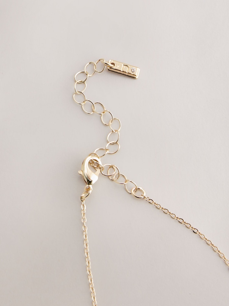 Gold Tone Sausage Dog - Collar con colgante - Imagen 3 de 3