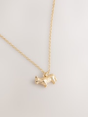 Gold Tone Hamish the Altoland Cow - Collar con colgante - Imagen 2 de 3