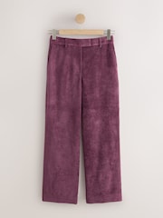 Burgundy Red Cord Wide Leg Trousers - Image 1 of 7