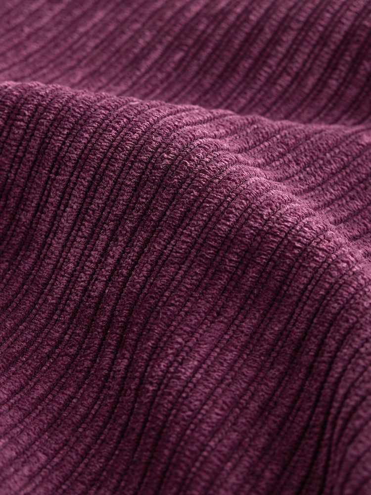 Burgundy Red Cord Wide Leg Trousers - Image 7 of 7