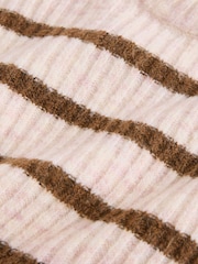 Ecru and Chocolate - Stripe Rib Skirt Set (3mths-7yrs) - Изображение 7 8
