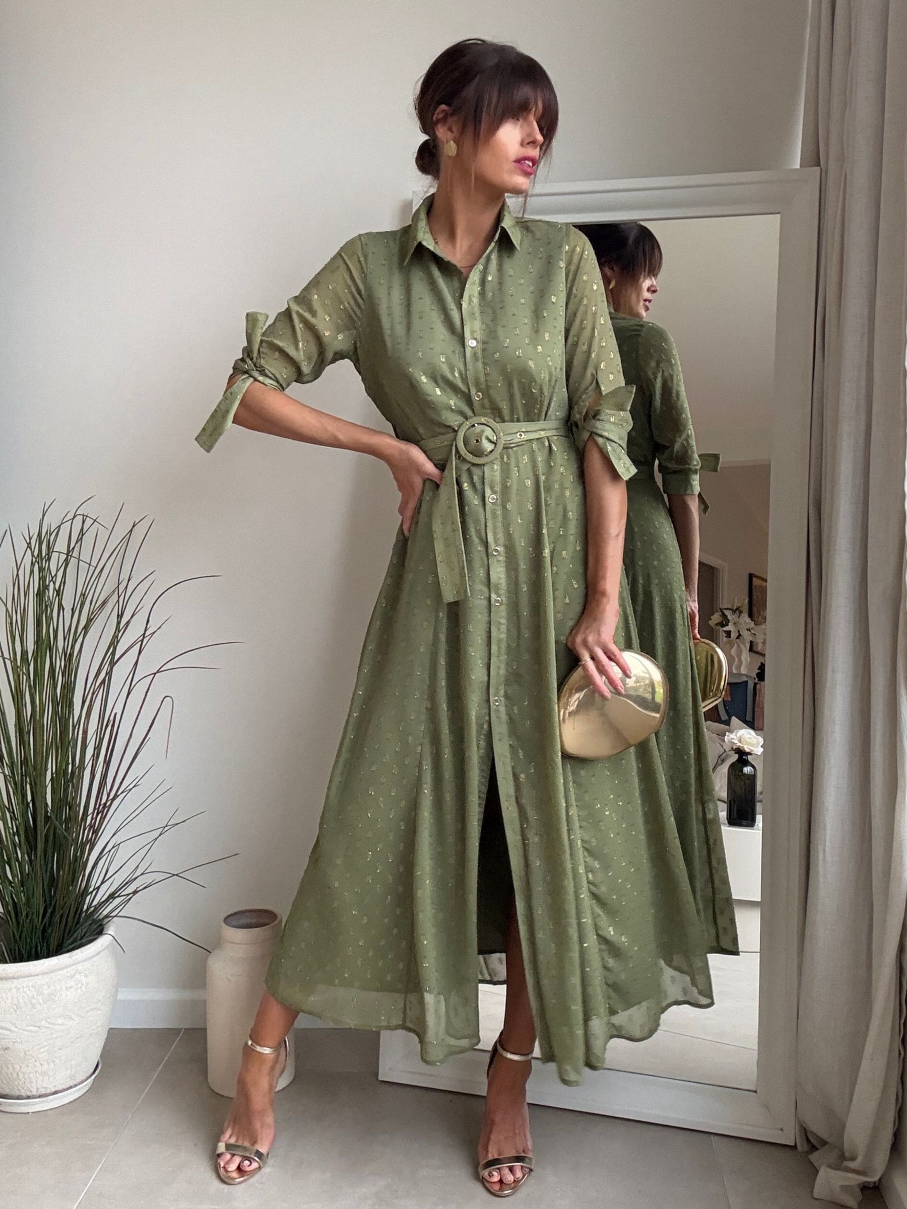 Next：日本 Style Cheat Daphne シャツワンピース from Next Japan