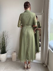 Style Cheat Khaki Daphne Shirt Dress - Image 3 of 4